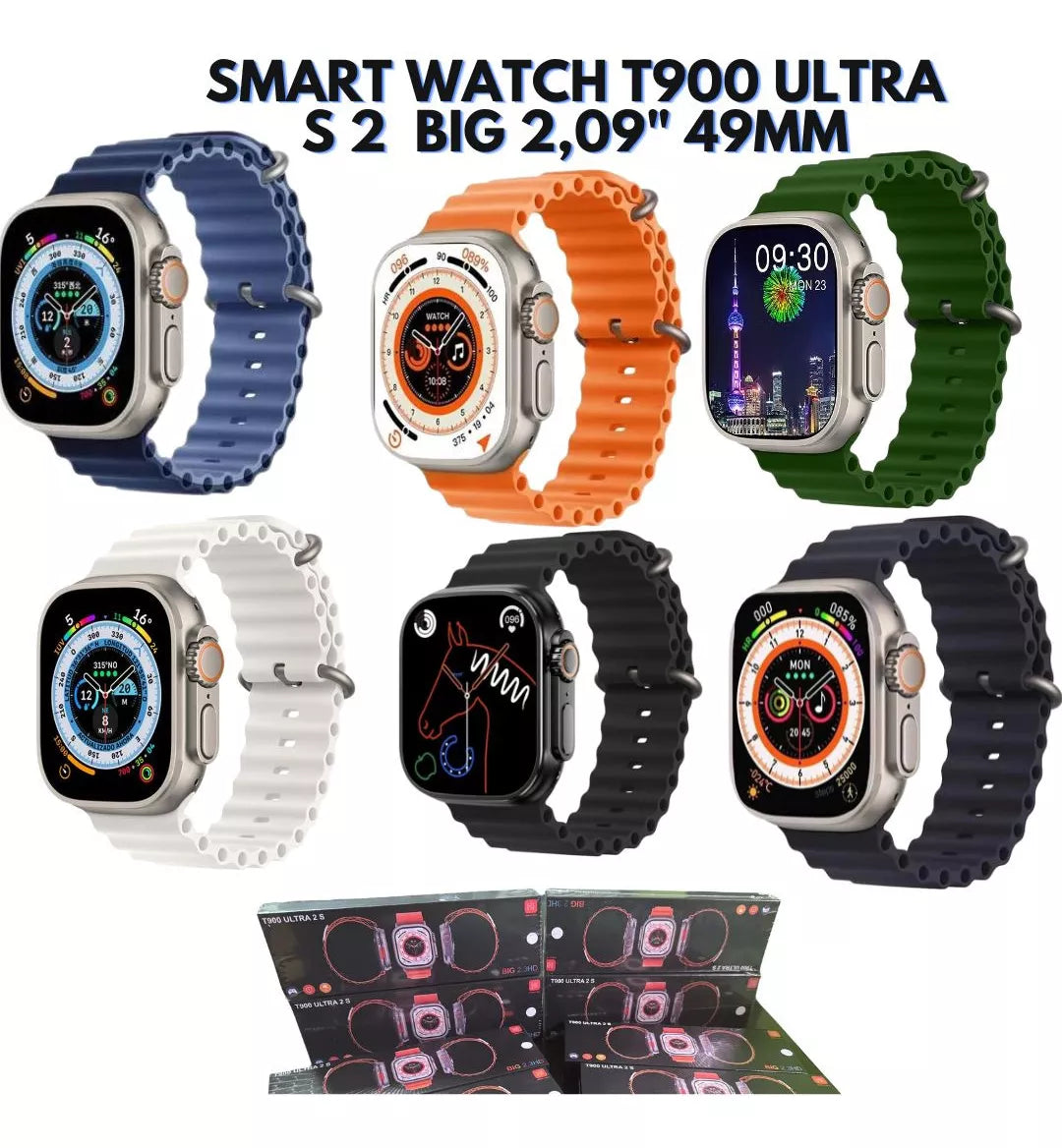 Smartwatch T900 Ultra Big 2.09