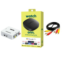 Thumbnail for Combo para TV antiguos (CULONES) Onn Watch 4k + Adaptador HDMI A RCA + CABLES RCA