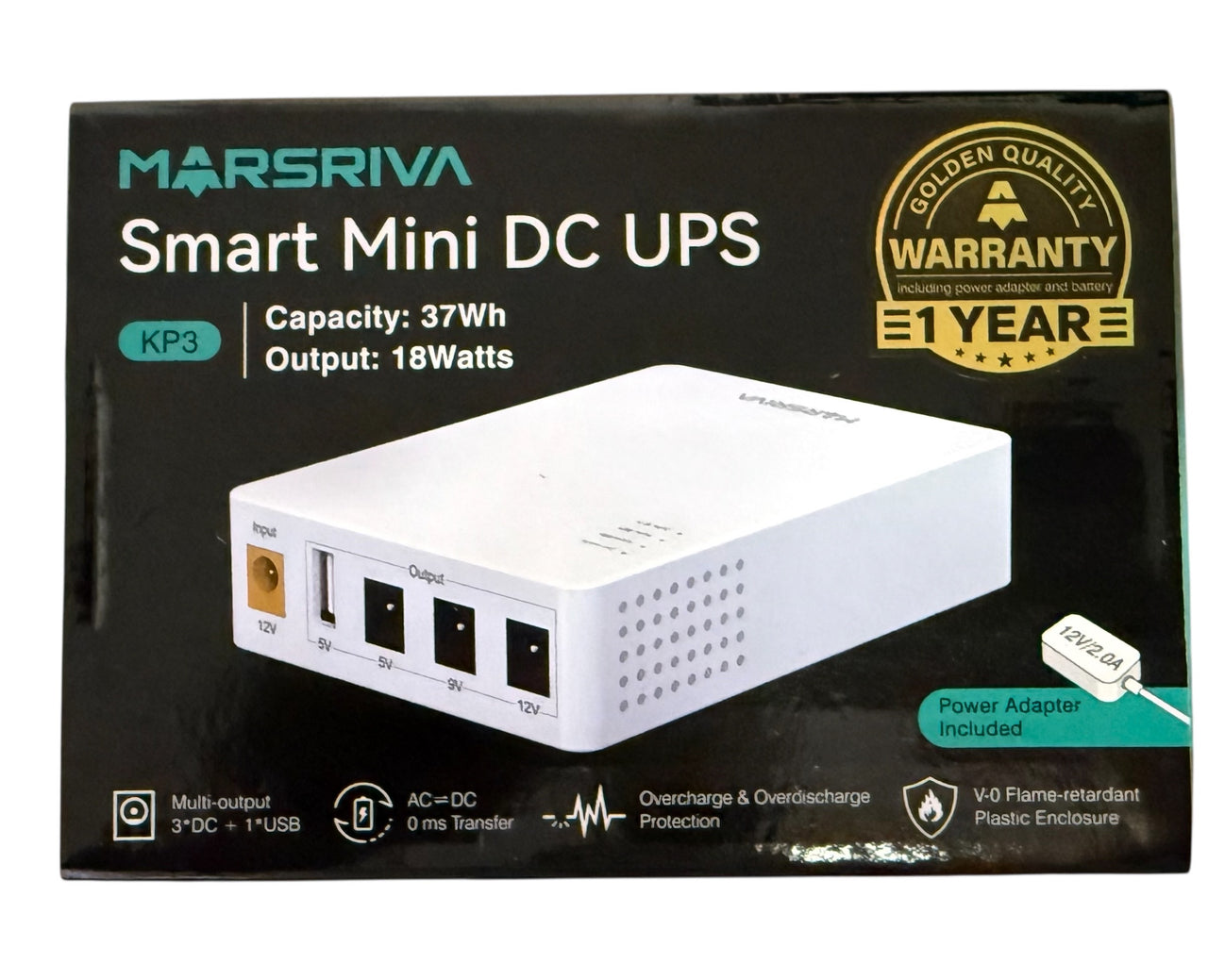 Mini Ups Inteligente Marsriva Kp3 18watts / 10.000mah